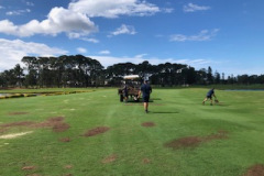 Hand-top-dressed-divot-areas-on-the-Clubhouse-range-tee