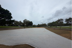 Covering-the-stolonised-area-with-a-grow-mat-on-The-Palms-golf-course