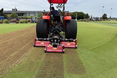 Maredo-units-scarifying-The-Pines-golf-course-greens
