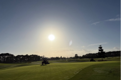 Mowing-the-putting-green-on-The-Pines-golf-course-at-3.5mm-following-course-renovations-