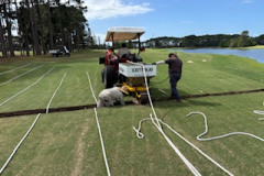 Another-image-of-hydro‑wick-drainage-installation-on-the-approach-to-the-18th-green-on-The-Pines-golf-course