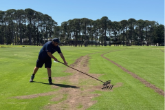 The-Pines-golf-course-Clubhouse-range-tee-was-top-dressed-and-levelled