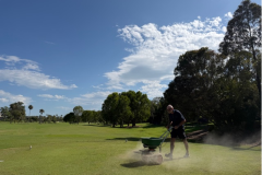 Gypsum-being-applied-to-the-tees-on-The-Palms-golf-course-