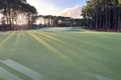 Early-morning-photo-of-the-2nd-green-and-hole-on-The-Pines-golf-course