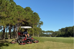 Mowing-the-rough-on-The-Pines-golf-course