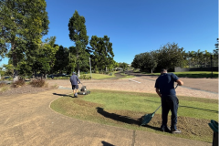 Renovating-the-entrance-lawns-on-The-Pines-golf-course-2