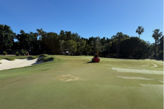 Rolling-the-3rd-green-extension-on-The-Palms-golf-course