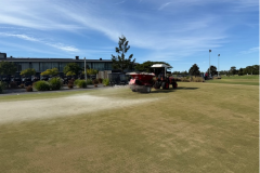 Dusting-and-topdressing-applied-to-the-small-putting-green-at-The-Pines-golf-course-after-rolling