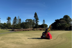 Rolling-undertaken-on-the-small-putting-green-at-The-Pines-golf-course-following-solid-tine-aeration