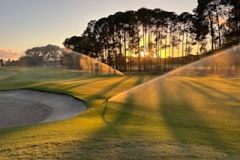 Fungicide-application-being-watered-in-on-the-1st-green-on-The-Pines-golf-course