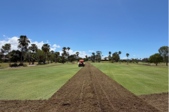 Maredo-scarifying-The-Palms-golf-course-fairways