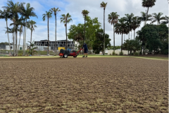 ProCore-hollow-tine-aeration-on-The-Palms-golf-course-greens